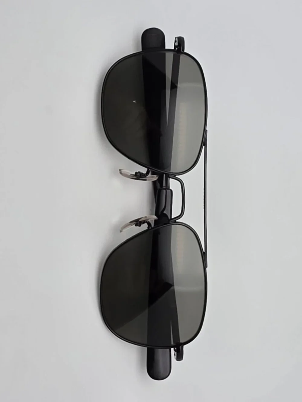 American Optical Original Pilot OP-52B Black Grey Glass Lens Aviator Sunglasses